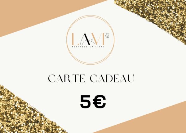 Carte cadeau 5€