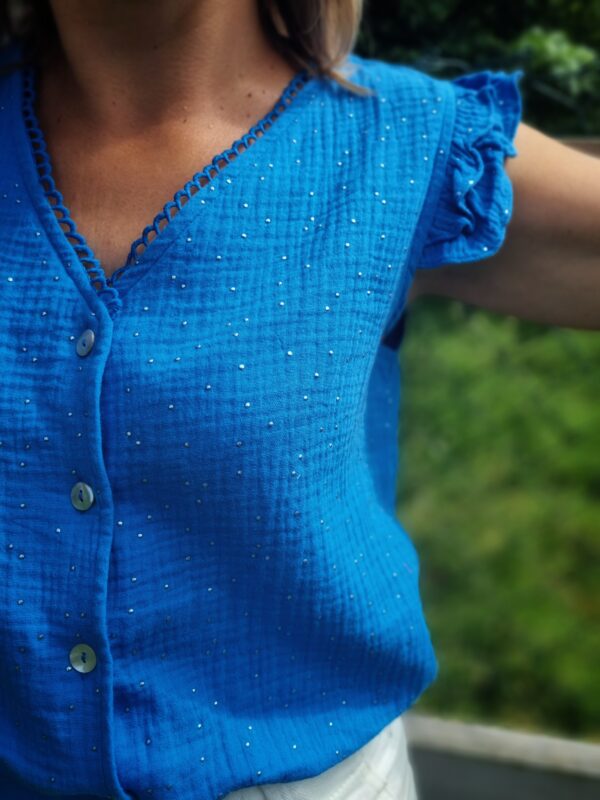 Chemise Aimy bleue – Image 6