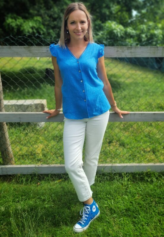 Chemise Aimy bleue – Image 7