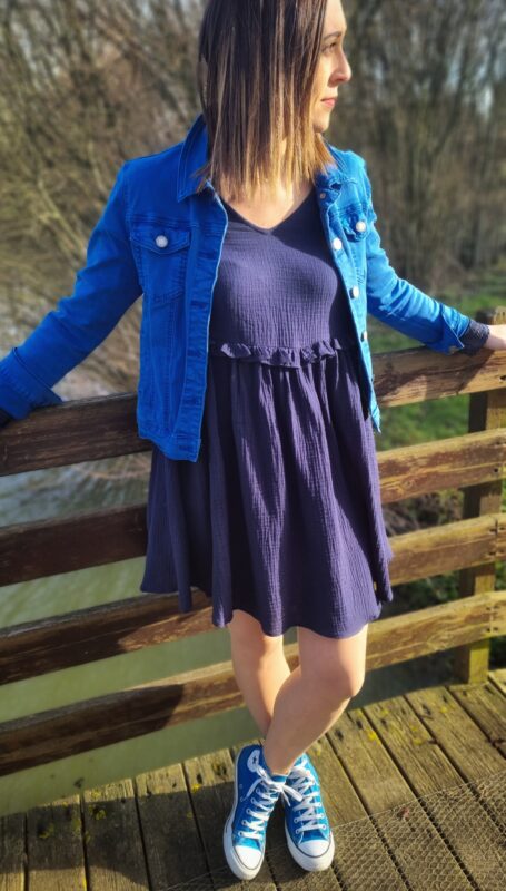 Veste Elena Bleue