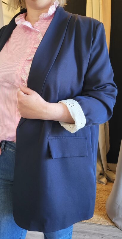 Veste Maryse marine – Image 2