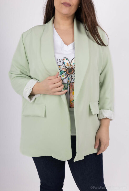 Veste Maryse vert – Image 2