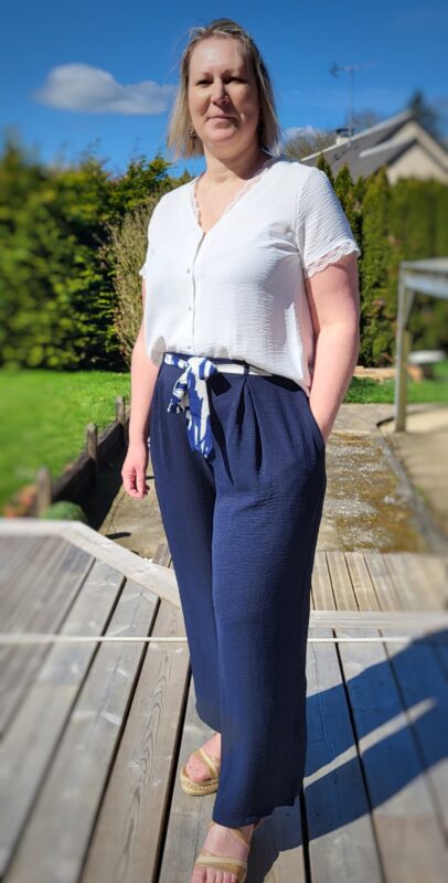 Pantalon Amine marine