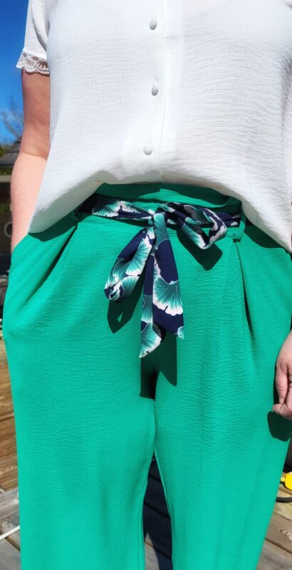 Pantalon Amine vert – Image 2
