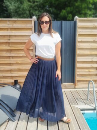 Jupe Amy bleue marine