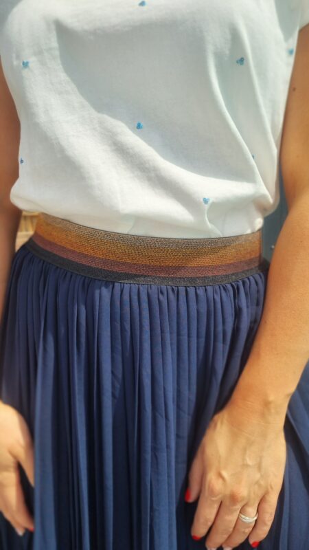 Jupe Amy bleue marine – Image 3
