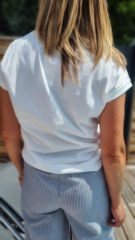 Tee-shirt Owen bleu – Image 2