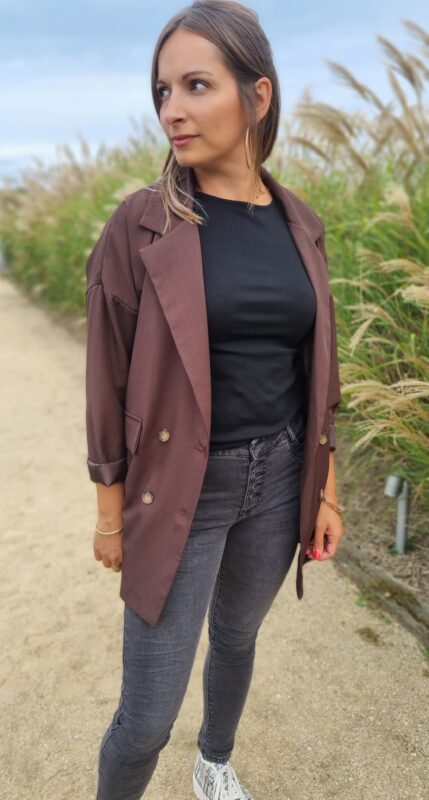 Veste Jasmine chocolat – Image 3