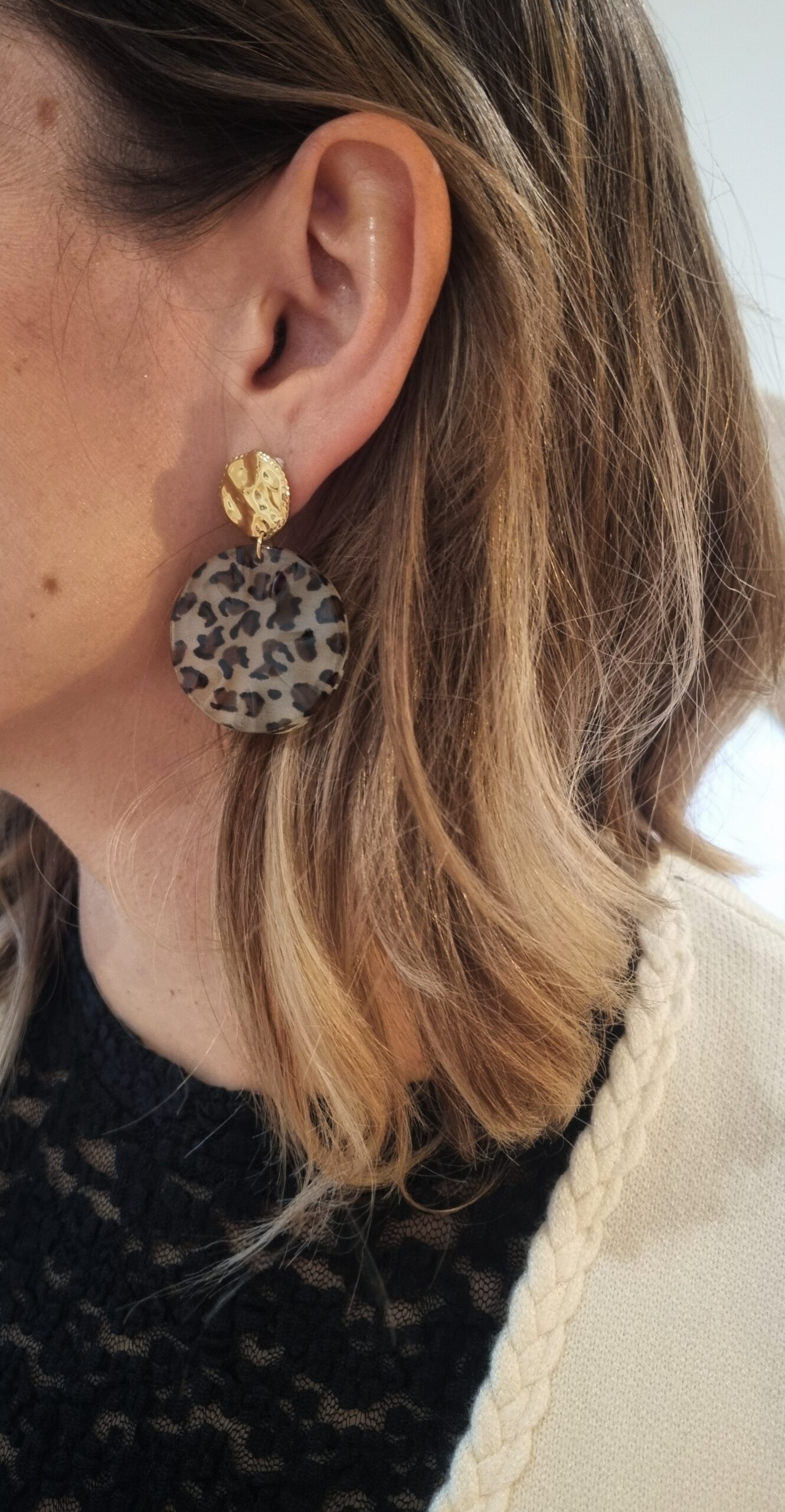 Boucles d'oreilles BO-Léopard