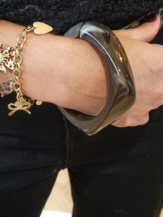 Bracelet BR-Résine marron