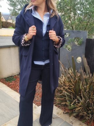 Manteau Brandon marine