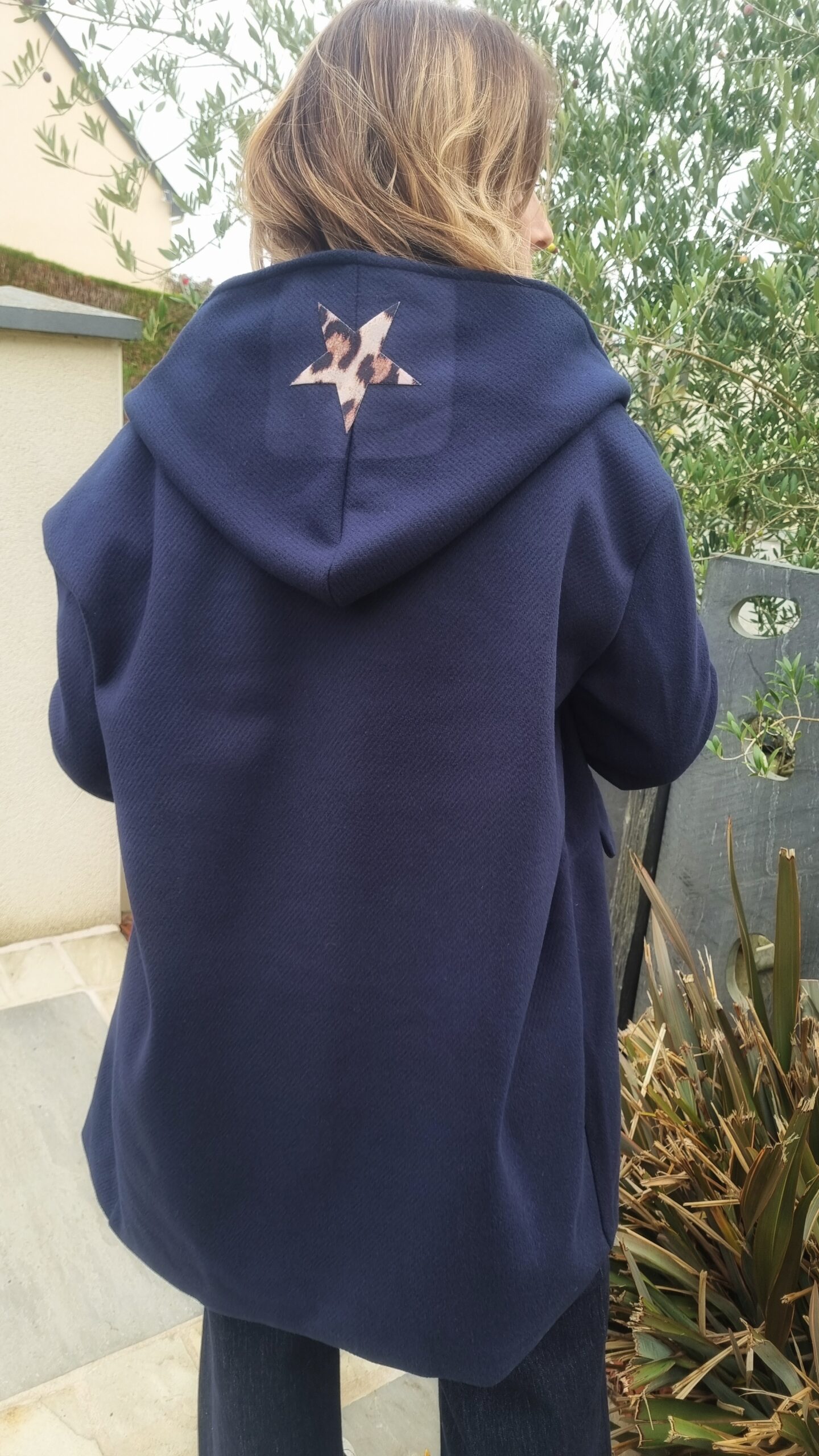 Manteau Brandon marine – Image 2