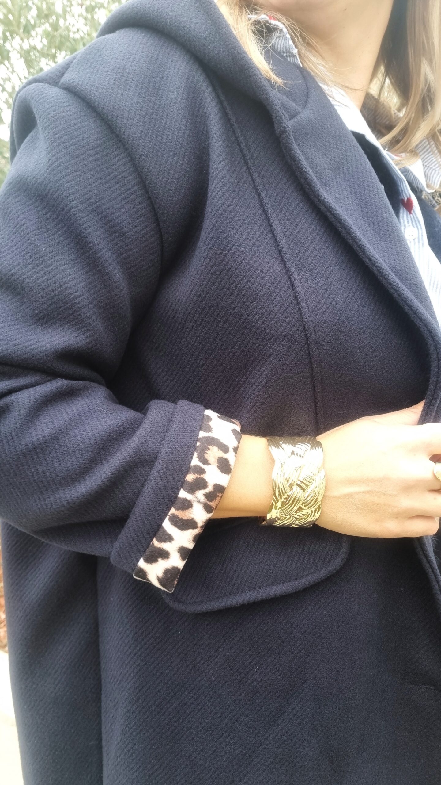 Manteau Brandon marine – Image 3