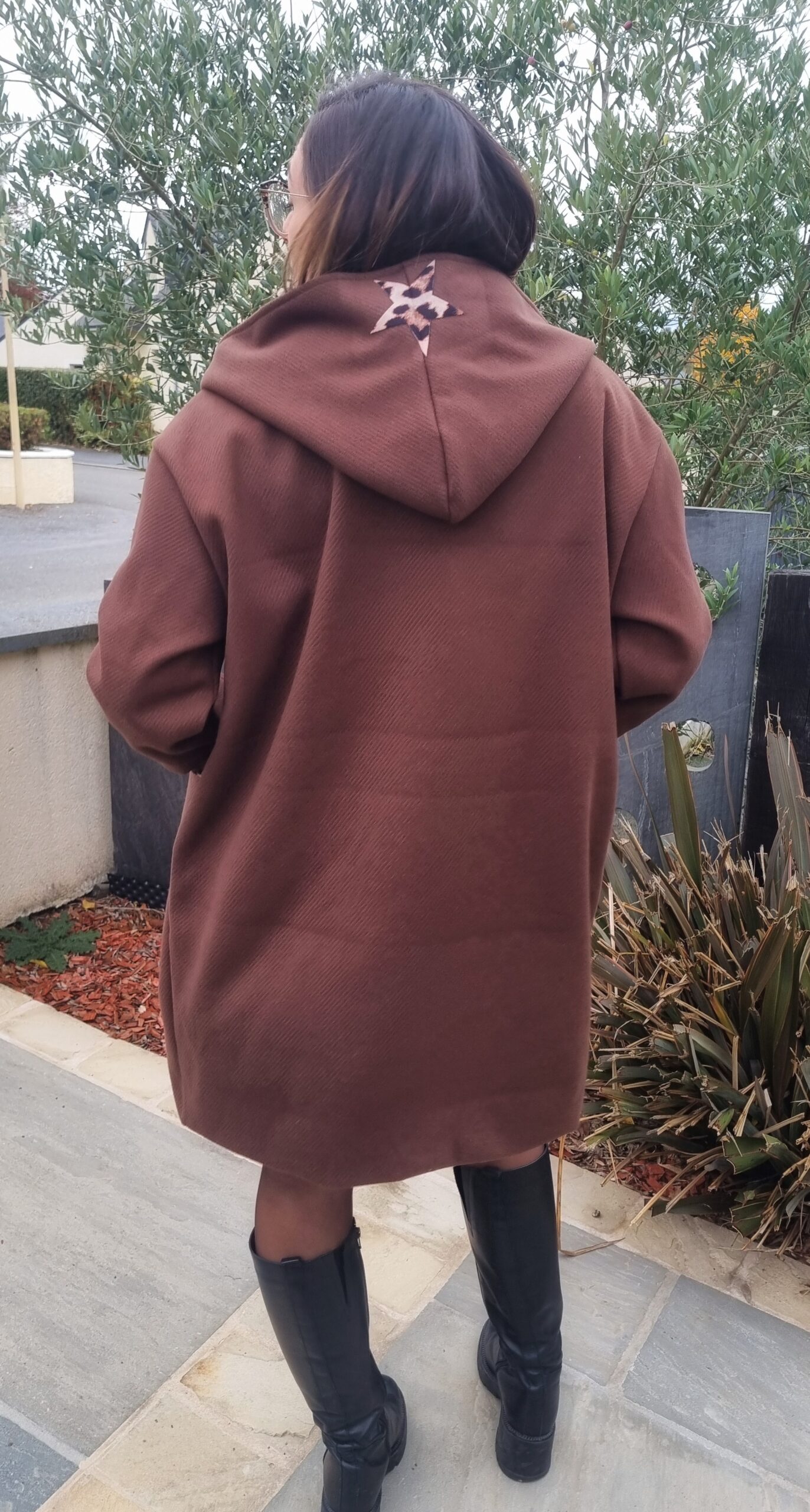 Manteau Brandon marron – Image 4