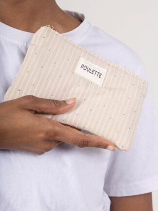 Pochette Poulette taupe