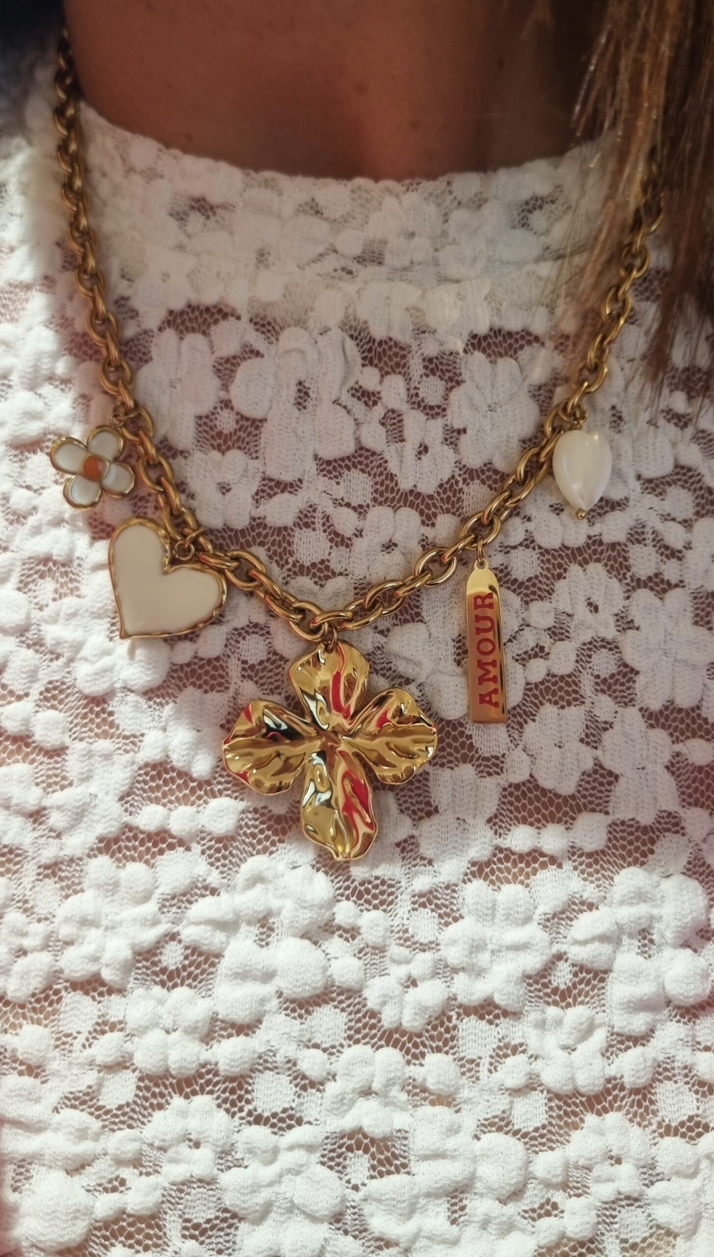 Collier COL-Blanc – Image 3