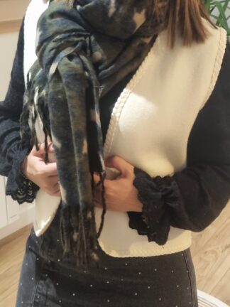 Echarpe Féline kaki